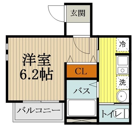 MELDIA西立川の物件間取画像